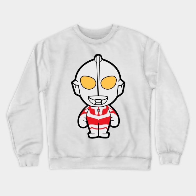 Ultraman Chibi Crewneck Sweatshirt by untitleddada